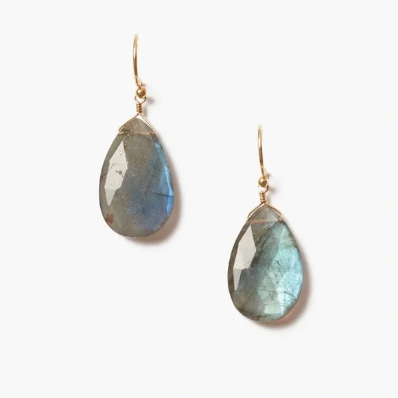 Chan Luu Yasmine Earrings Labradorite - Picture 1 of 1